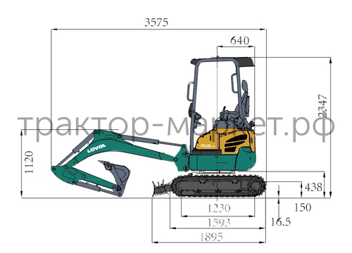 Экскаватор WE18E2-u