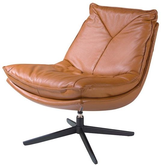 Вращающееся кресло 5096/A8036 с обивкой из кожи