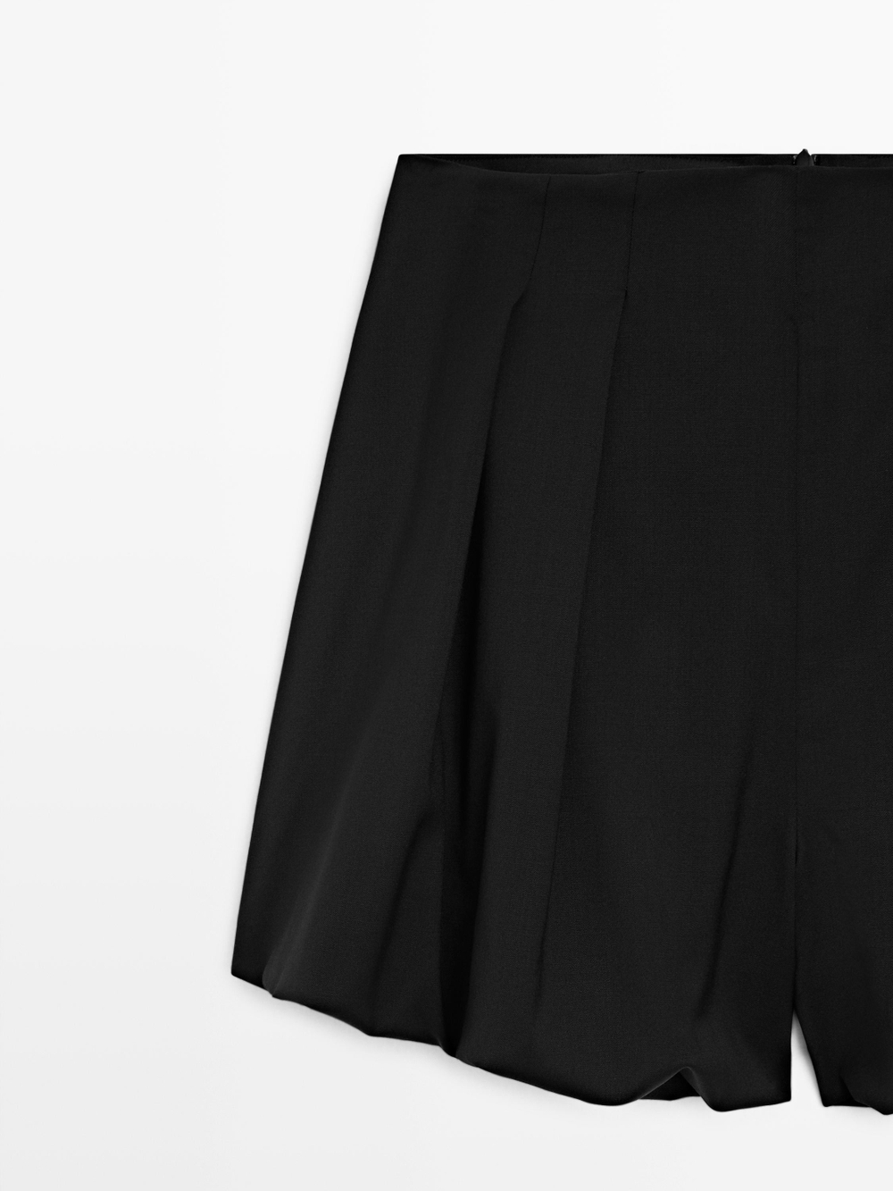 Massimo Dutti Шорты-бермуды Balloon - STUDIO, черный