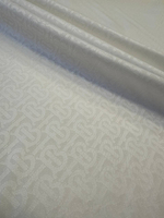 Хлопок Burberry белый с фирменным лого