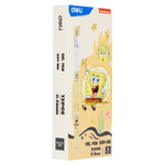 Ручка гелевая DELI "SpongeBob" 0,5 мм, черная