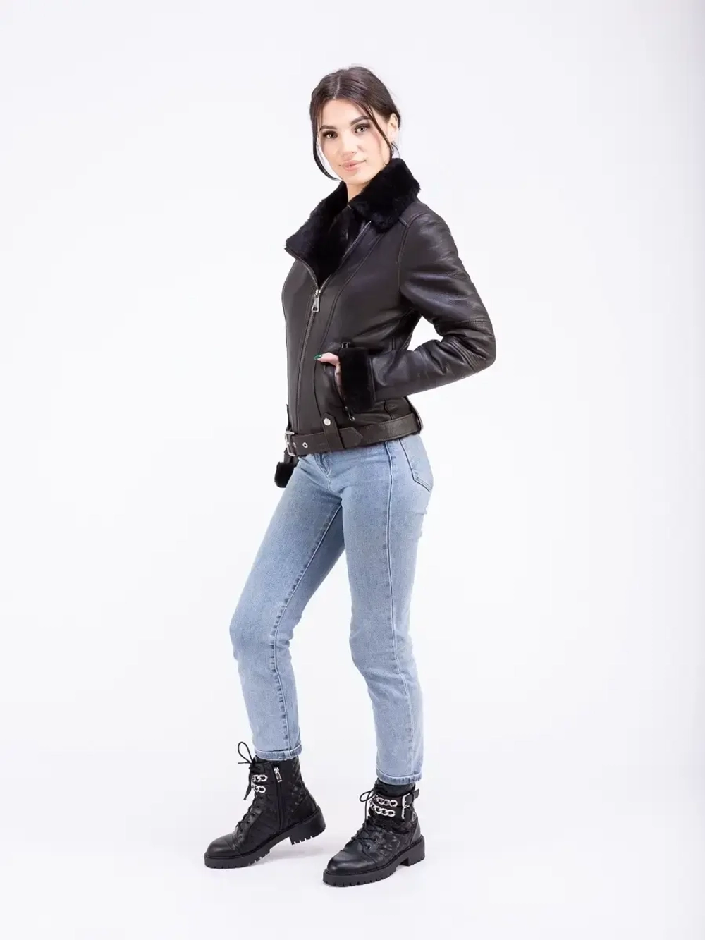 дубленка женская натуральная Турция