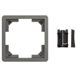 Люки ЭРА ОФИС 18-7001-03 Комплект для установки люка IP66 в фальш-пол (рамка + монтаж. лапки) серый
