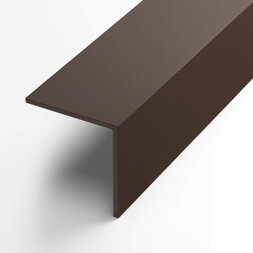 Алюминиевый уголок 20х20х1,5 L=2,7м Шоколад
