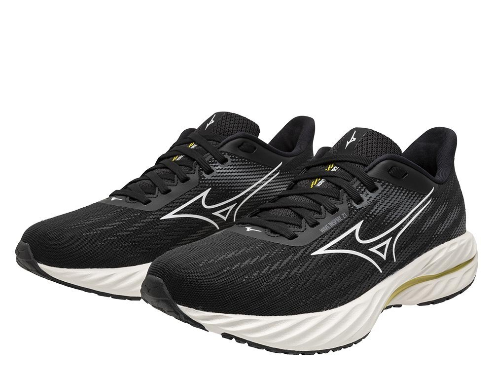 Кроссовки для бега женские Mizuno Wave Inspire 21 W Черно-Белый