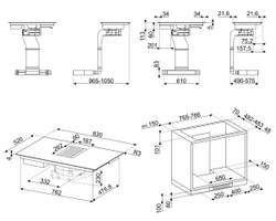 Электрическая варочная панель Smeg HOBD482D