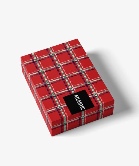 Трусы мужские боксеры (2шт), Atlantic 2GMH-006, темно-синие + красные