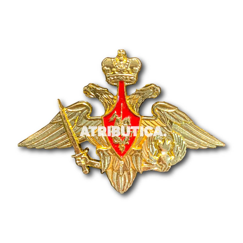 Эмблема На Тулью Фуражки ВДВ ( Воздушно-Десантные войска ) Золотистая | ATRIBUTICASTORE.RU