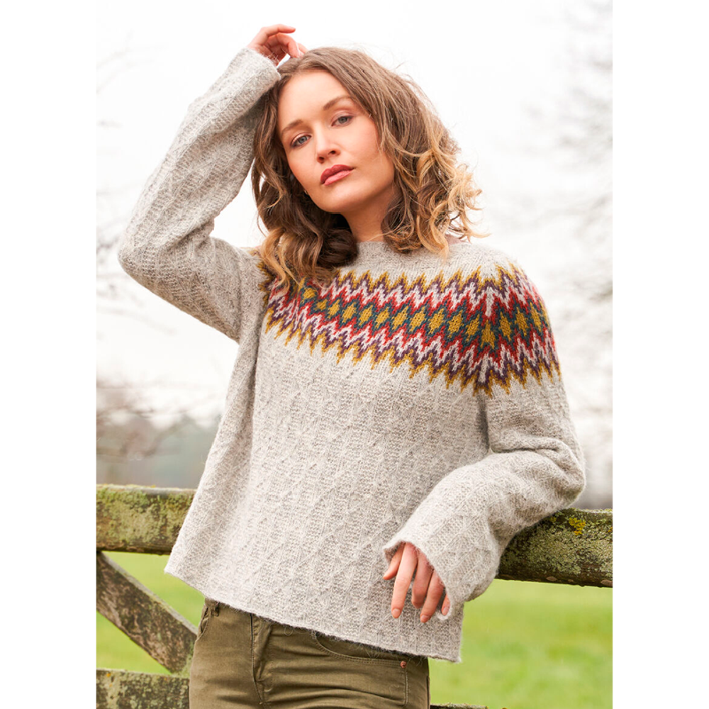 Брошюра Rowan "The Alpaca Collection", дизайнер Lisa Richardson