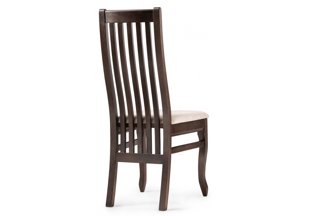 Стул деревянный Woodville Арлет ткань Tenerife latte, венге коричневый