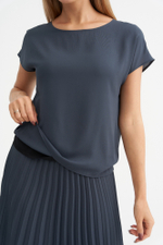 Легкая серая блузка Тамбовчанка