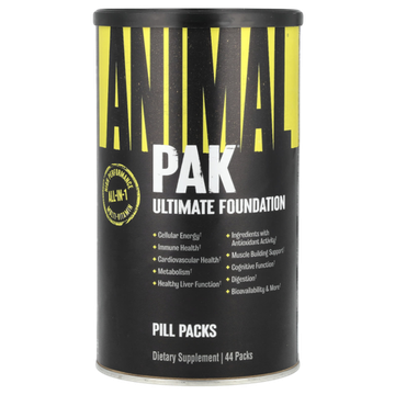 Universal Nutrition Animal Pak Ultimate Foundation 44 Packs , Мультивитаминный комплекс