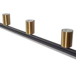 Люстра Рия латунь L180 h116/86/46 GU10 5*5W+Led 18W (3000K) (лампы в комплекте)
