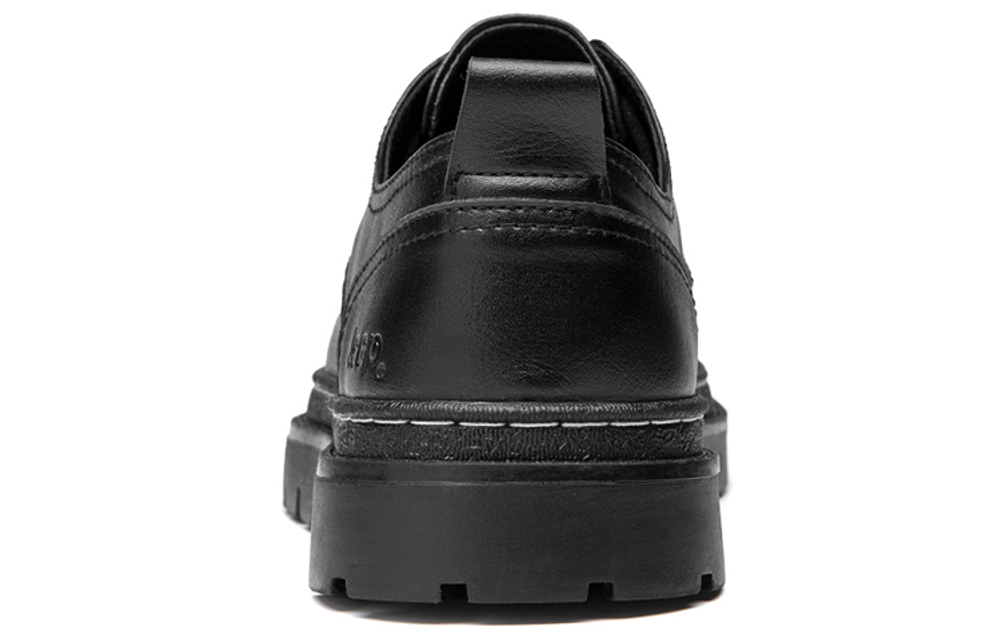 Jeep Casual Leather Shoes Men"s Low top Black