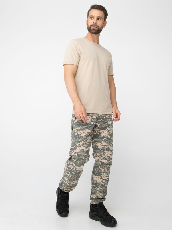 Брюки летние Стрелок ткань Смесовая (Сорочка) цвет 128/2 (светлый пиксель)