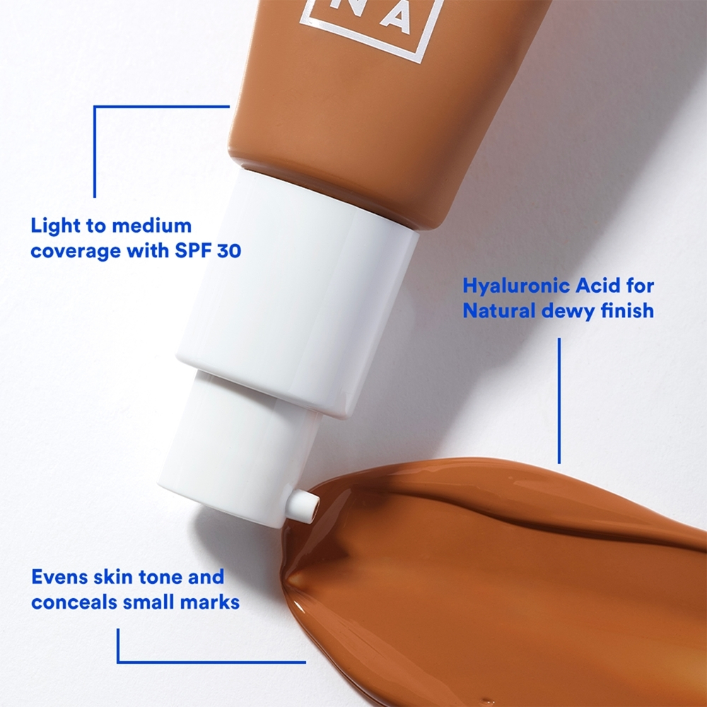 3INA The Tinted Moisturizer - Тонирующий увлажняющий крем SPF 30, 30 ml