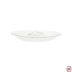 Блюдо овальное Thun Констанция Серебряные колосья 21 см