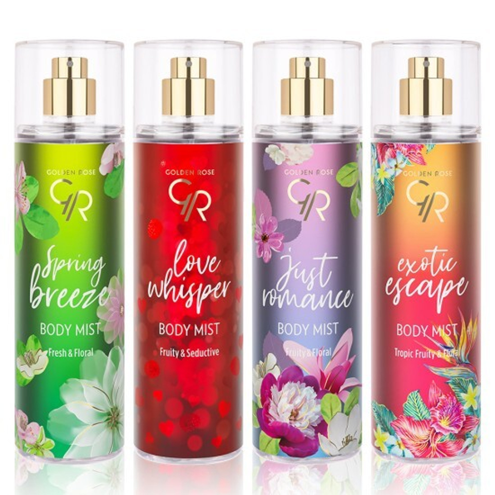 Мист спрей для тела Golden Rose EXOTIC ESCAPE BODY MIST Tropic Fruity&amp;Floral 200 мл