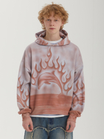 Мужская Толстовка Flaming Dolphin Airbrush