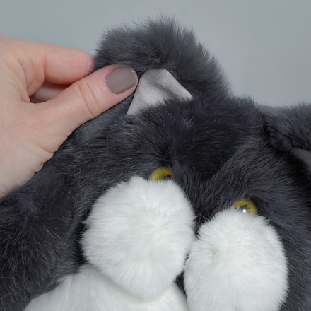 Кот Марсель (темный графит)