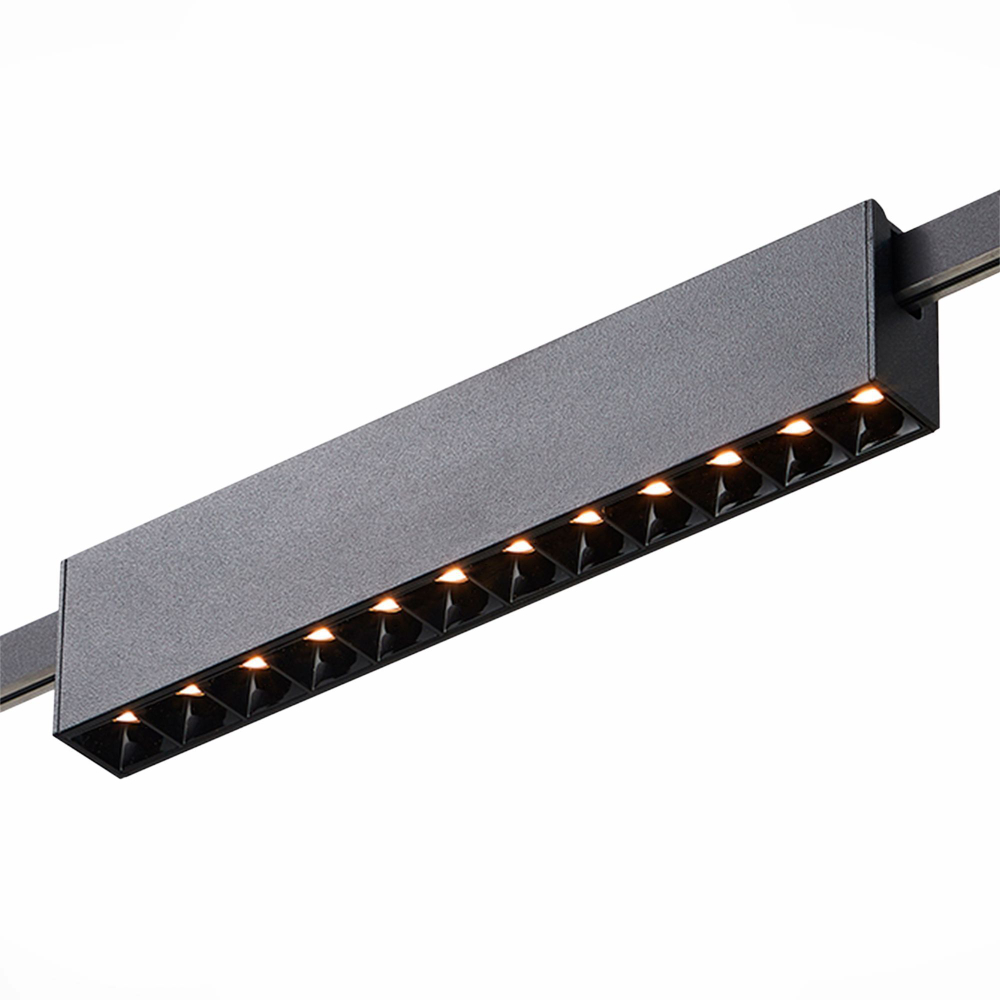 Светильник встраиваемый трековый, черный, FARM, LED, 12