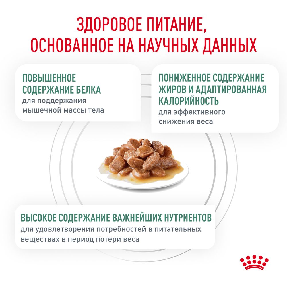 Пауч Royal Canin Satiety Weight Management для взрослых кошек, рекомендуемый для снижения веса Пауч Royal Canin Satiety Weight Management для взрослых кошек, рекомендуемый для снижения веса