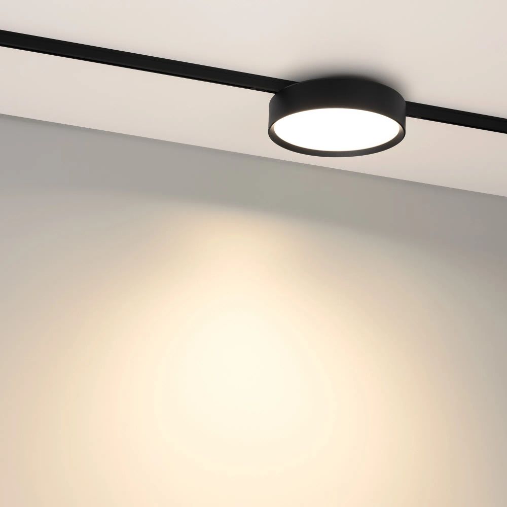 Светильник MAG-MICROCOSM-RONDO-R150-15W Warm3000 (BK, 90 deg, 24V) (Arlight, IP20 Металл, 5 лет) 051777