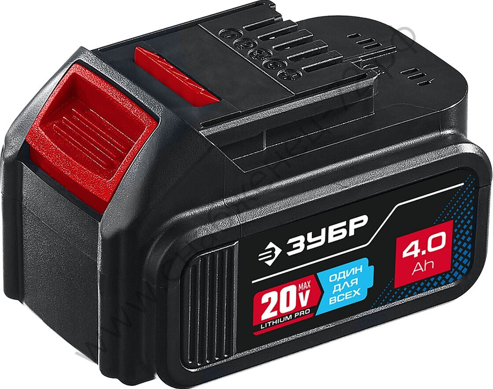 ЗУБР T7, 20 В, 4.0 А·ч, аккумуляторная батарея, Профессионал (ST7-20-4)