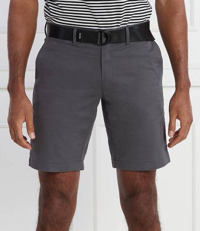 Шорты + пояс MODERN TWILL Calvin Klein - графитовый(K10K111788)