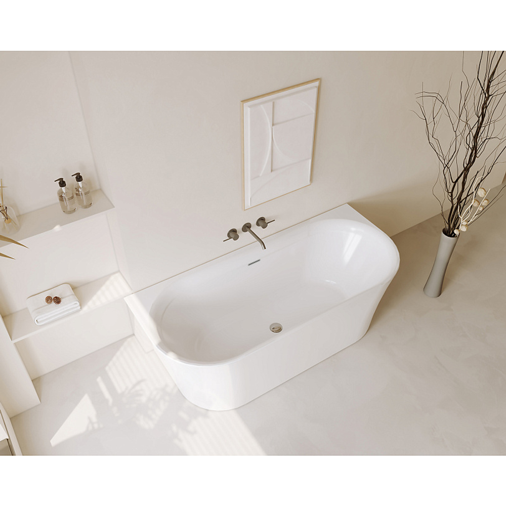 Ванна акриловая Azario ENGELS 180х75 пристенная (ENG18075)