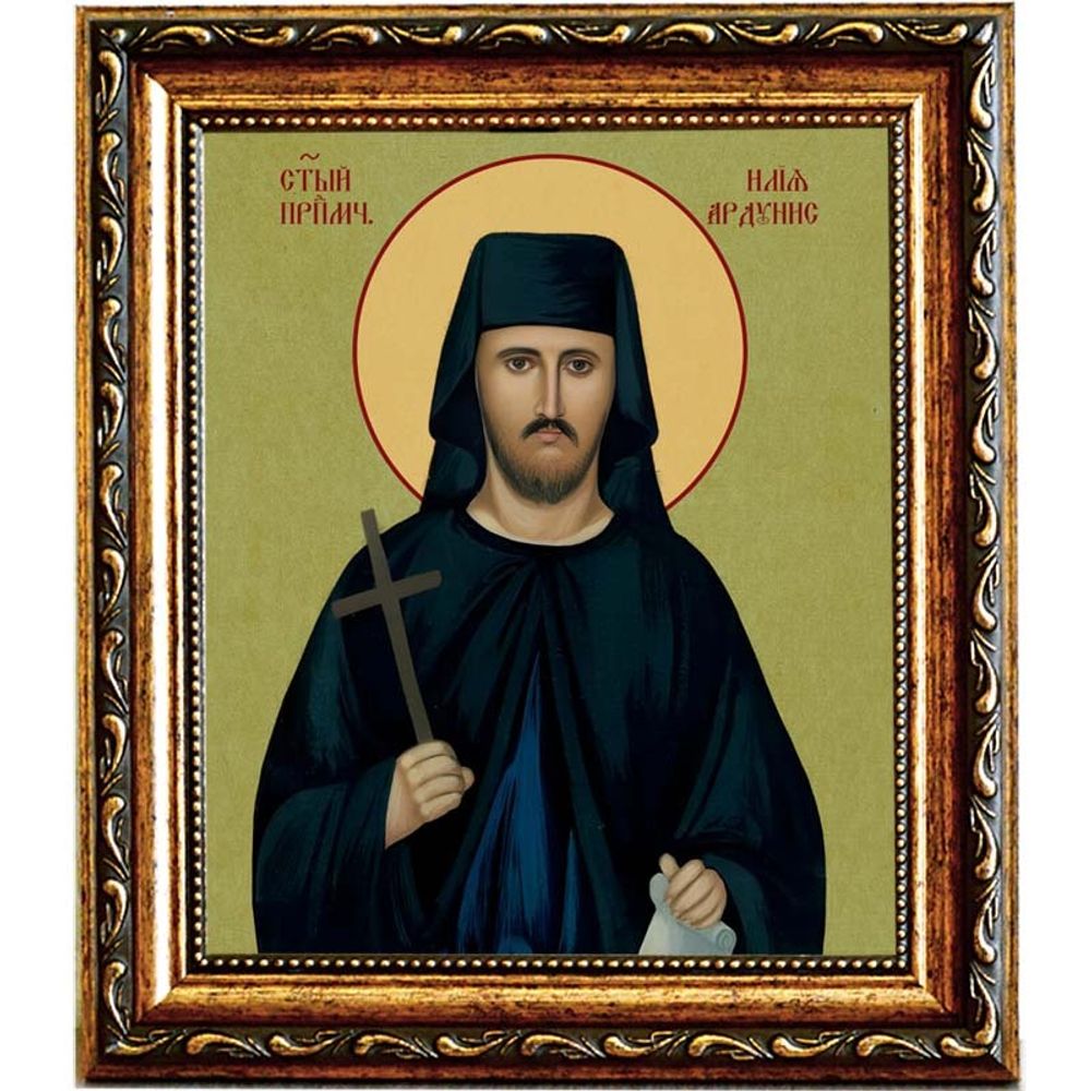 Илия Ардунис преподобномученик. Икона на холсте.
