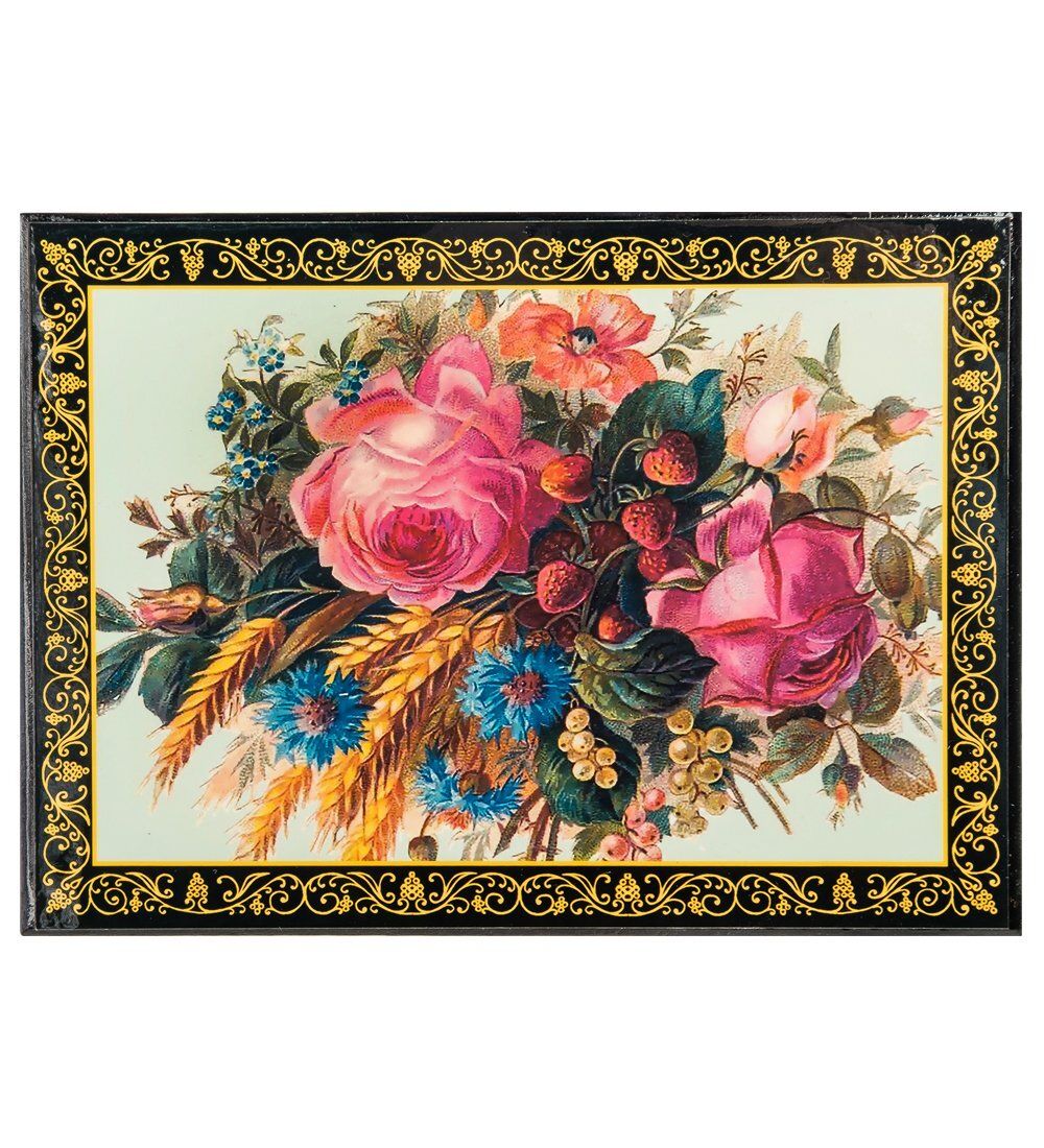 Народные промыслы ШК-11/ 6-F Шкатулка в технике декупаж (13х18х4)