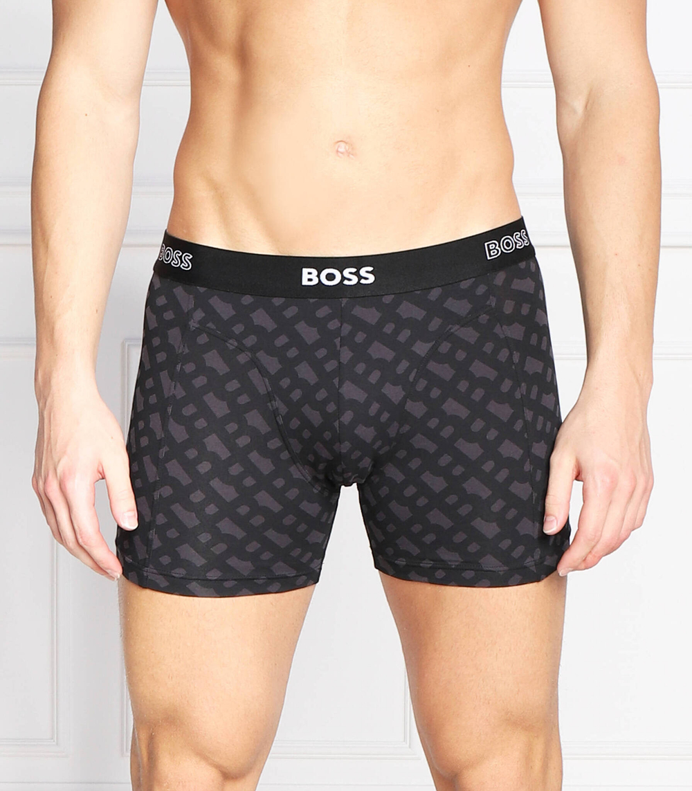 трусики-боксеры 2 шт. boxerbr 2p print g BOSS BLACK - черный(50483661)