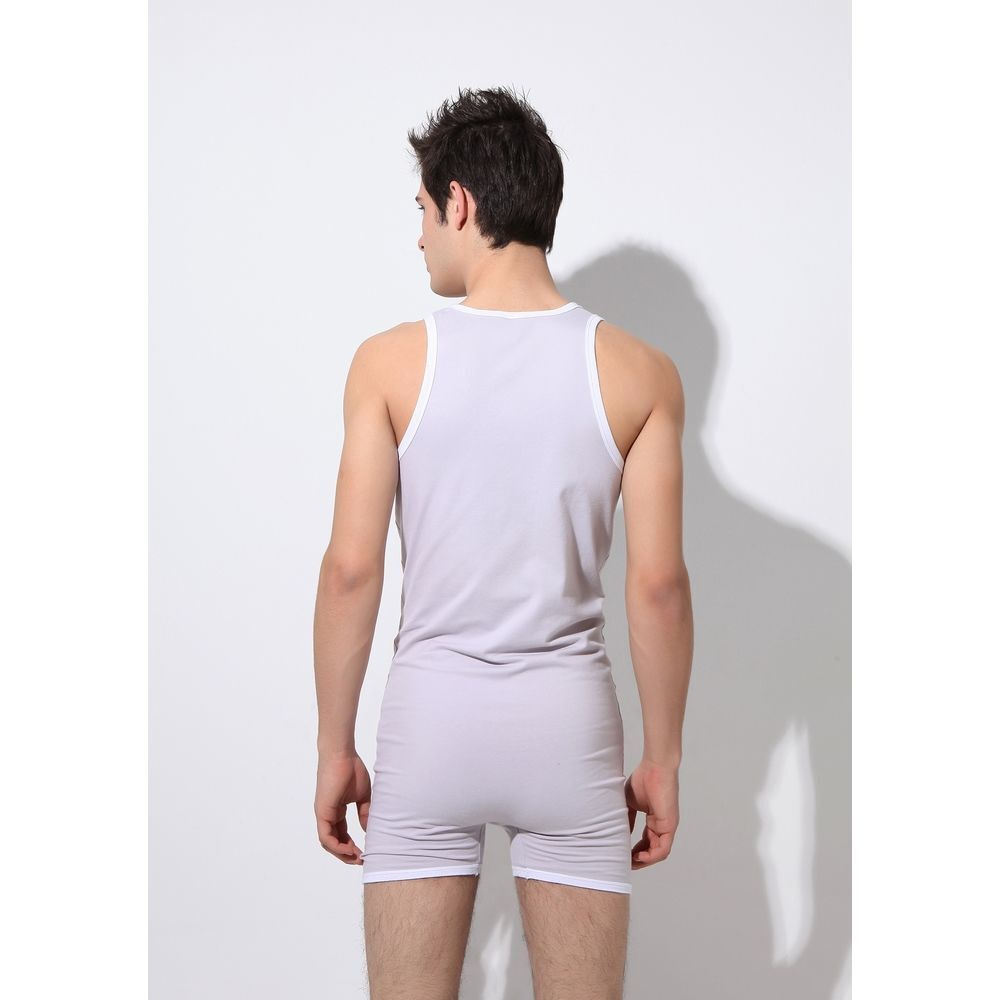 Мужское нижнее белье комбинезон бежевый SuperBody Beige 5471
