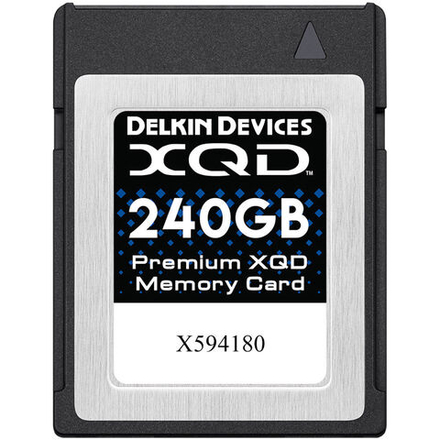 Карта памяти Delkin Devices Premium XQD 2933X 240GB, R/W 440/400 МБ/с