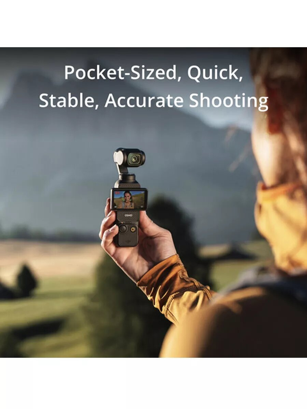 Экшн-камера DJI Osmo Pocket 3 Creator Combo, Видеокамера с 1' CMOS и видео 4K / 120 кадров в секунду, черный