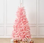 Искусственная розовая елка «Pink Charm» (ветки из пампасной травы) от 2,1 м до 2,4 м