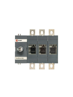 Рубильник 3п 630А без рукоятки управления TwinBlock PROxima EKF tb-s-630-3p