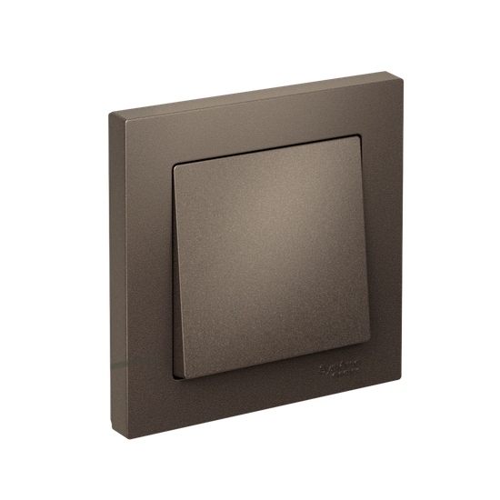 Выключатель 1-кл. AtlasDesign (сх. 1) 10AX быстрозажим. клем. в сборе мокко SE ATN000612S