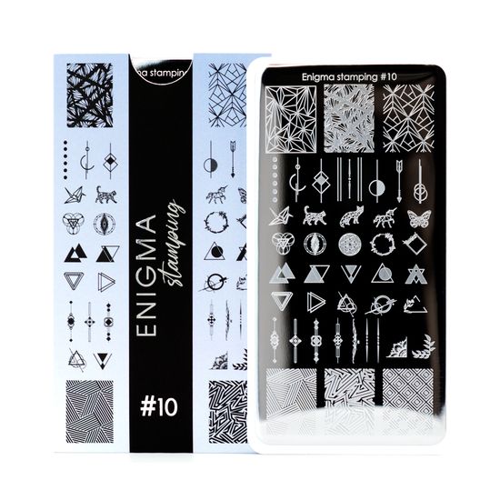 Пластина для стемпинга Enigma Stamping №10