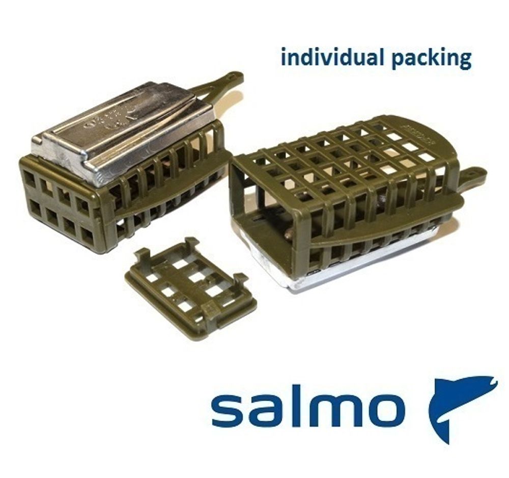 Кормушка фидерная Salmo FEEDER SQUARE с дном 80г