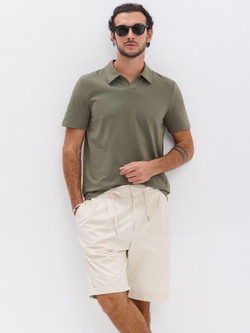 Футболка-поло трикотажная повседневная