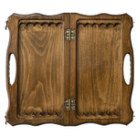 Шахматы + нарды резные c Араратом 40 с ручкой, Haleyan kh116