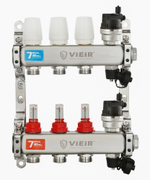Колл. группа БЕЗ КРАНОВ (НЕРЖ) с расход. и ВСТ. ВОЗД.   3-вых. ViEiR (5/1шт) Т
