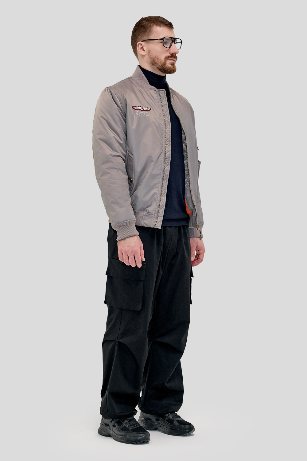 Мужской демисезонный бомбер Aviator