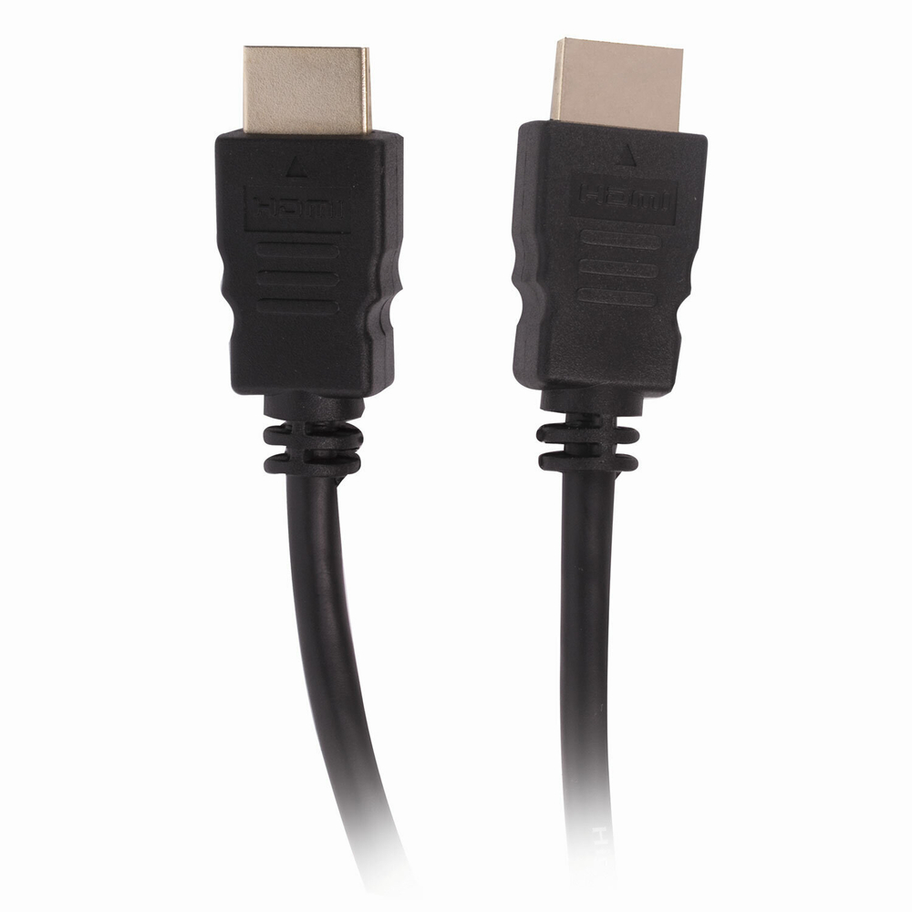 Кабель HDMI AM-AM 3 м SONNEN ver1.4 FullHD 4К для ноутбука компьютера ТВ-приставки монитора телевизора проектора черный (2 штуки в упаковке)