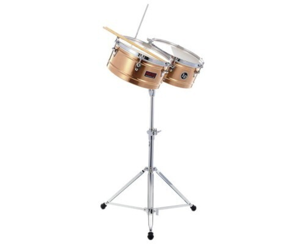 Latin Percussion LP1314-BZ Timbales Prestige Solid Bronze два тимбала