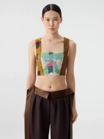 Бюстье пэчворк с пайетками OLA OLA