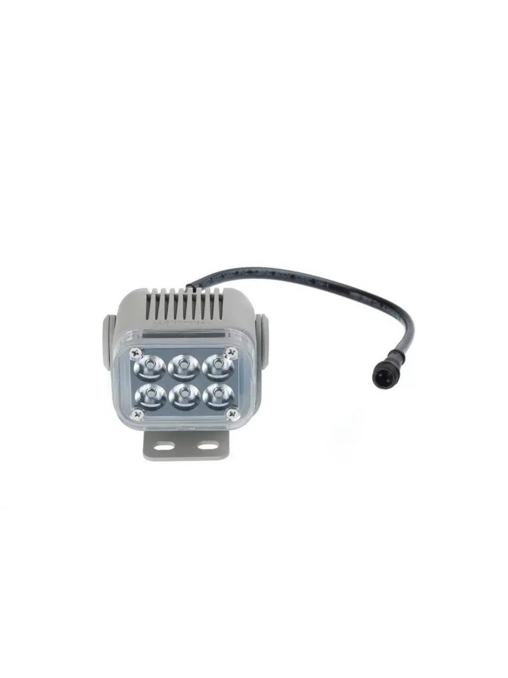 Фара NANOLED 25W, 6 LED, крепеж на рейлинг 22-36мм, серая