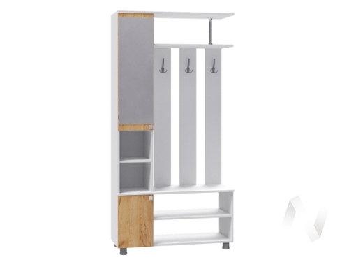 Прихожая Эконом (белый/дуб крафт золотой)